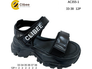 Босоніжки дитячі Clibee AC355-1 black 33-38
