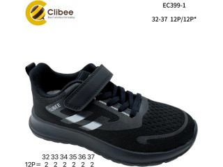 Кросівки дитячі Clibee EC399-1 black-white 32-37