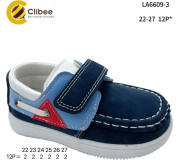 Мокасины детские Clibee LA6609-3 blue-blue 22-27