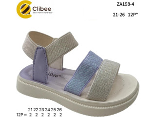 Босоніжки дитячі Clibee ZA198-4 orange-purple 21-26