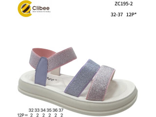 Босоніжки дитячі Clibee ZC195-2 pink-purple 32-37