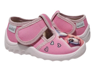 Даша 21-27 розовая, пудровая подошва, cute dog