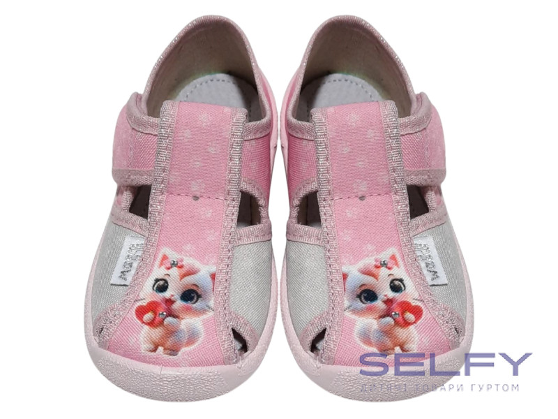 Маша 21-27 рожева, пудра підошва, cute cat, Фото 3