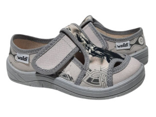 Миша 24-30 серый, серая подошва, мотоциклист