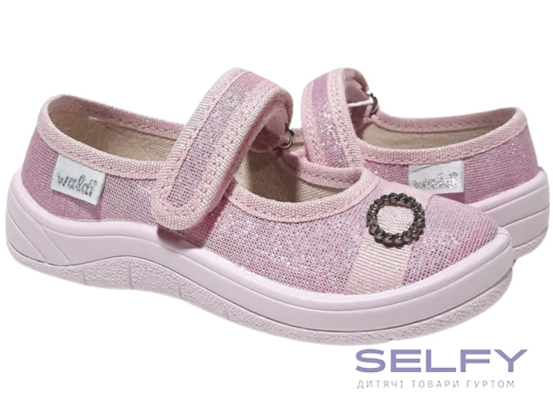 Аліна 24-30 рожева, рожева підошва, брошка, Фото 1