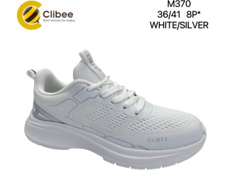 Кросівки Clibee M370 white-silver 36-41 УЦІНКА