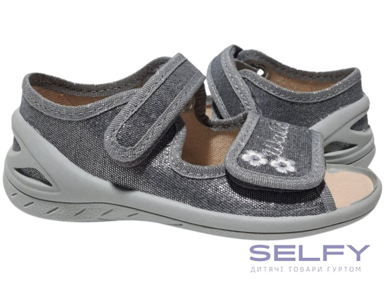 Ева 24-30 серая, серая подрошка, цветы, Фото 1