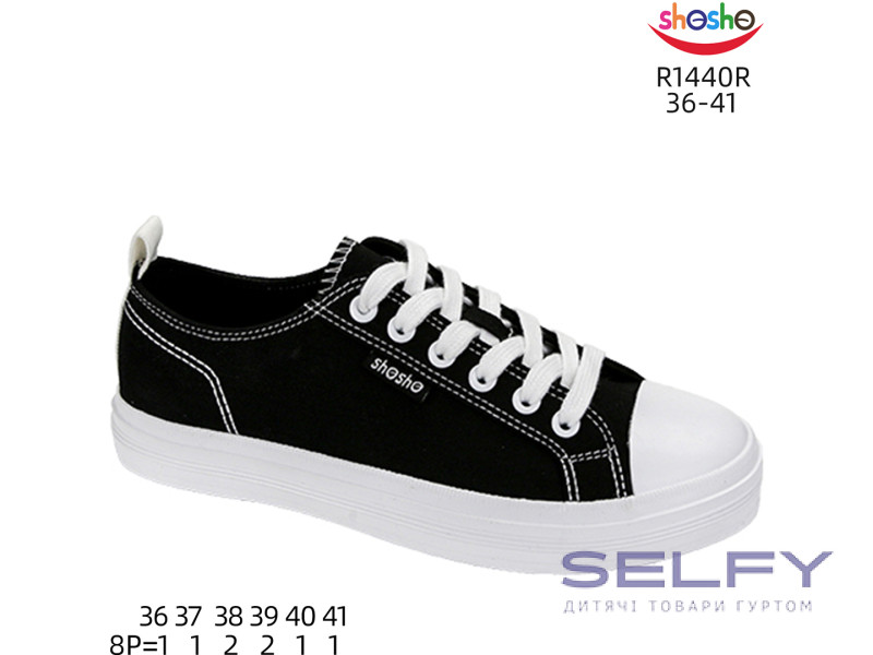 Кеди Apawwa R1440R black 36-41, Фото 1