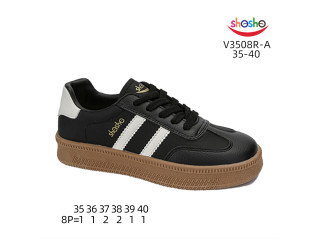 Кросівки ShoSho V3508R-A black-white 35-40
