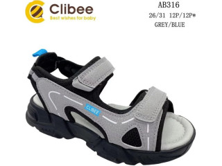 Босоніжки дитячі Clibee AB316 grey-blue 26-31