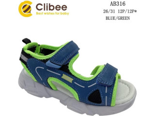 Босоніжки дитячі Clibee AB316 blue-green 26-31