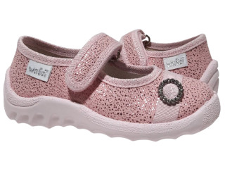 Катя 23-27 рожева, рожева підошва, брошка