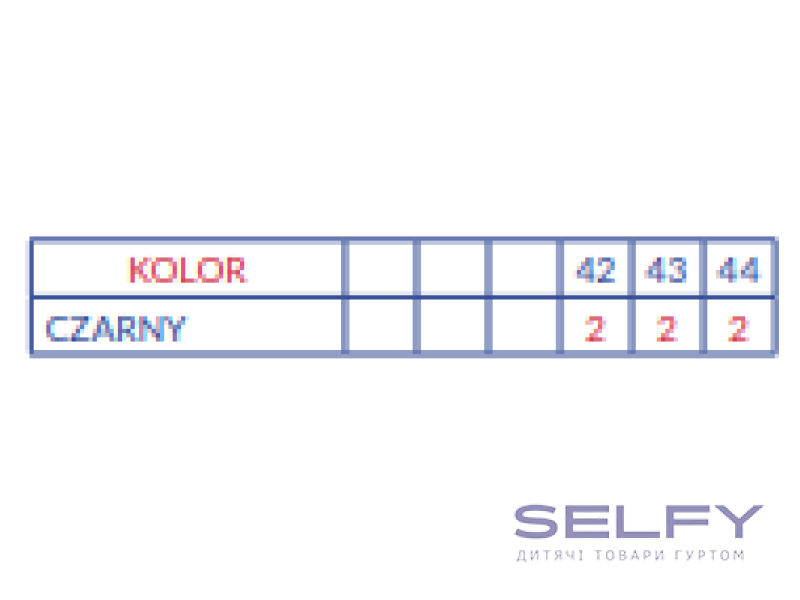 Кросівки American Club RH 166 чорний 42-44 6 пар в ящику, Фото 3