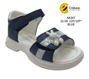 Босоніжки дитячі Clibee AA347 navy-white 21-26