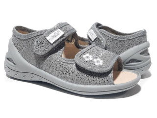 Ева 24-30 серая, цветы