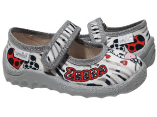 Катя 23-27 сіра, сіра підошва, зебра