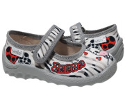 Катя 23-27 сіра, сіра підошва, зебра