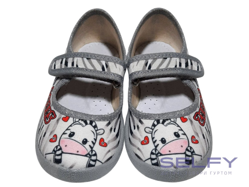 Катя 23-27 сіра, сіра підошва, зебра, Фото 3