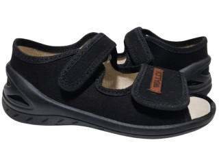 Адам 25-29 чорний, чорна підошва