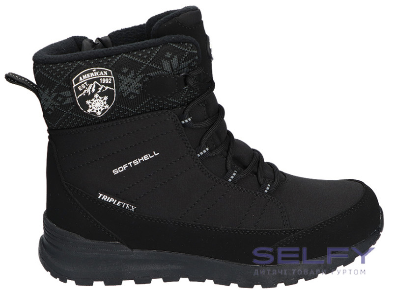 Термочеревики SOFTSHELL American Club SN 71 чорний 37-41 (977/25), Фото 1