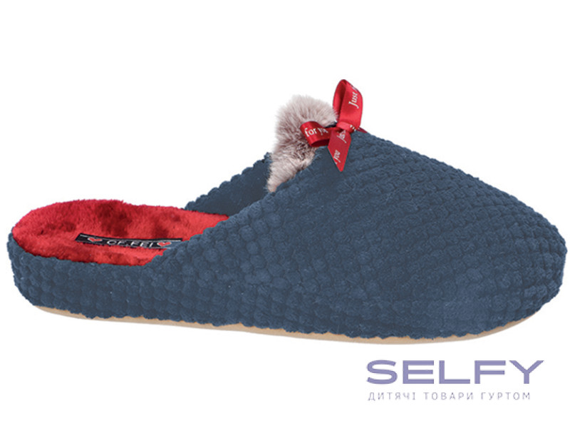 Тапочки домашні American Club SL 13/23 синій 37-41 (1018/25), Фото 1