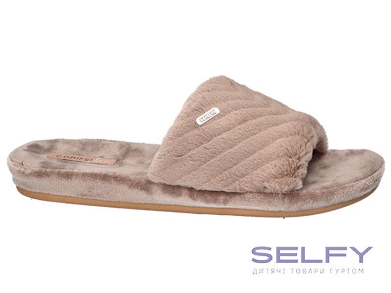 Тапочки домашні American Club SL 09/24 бежевий 37-41 (1019/25), Фото 1