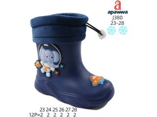 Гумові чоботи дитячі Apawwa J380 navy 23-28