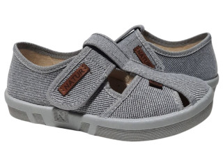 Pitter 26-32 сірий, сіра підошва