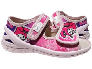 Ева 25-29 розовая, пудра подошва, Мелоди