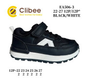 Кросівки дитячі Clibee EA506-3 black-white 22-27