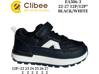 Кросівки дитячі Clibee EA506-3 black-white 22-27