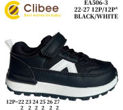Кросівки дитячі Clibee EA506 black-white 22-27