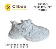 Кросівки дитячі Clibee EB387-3 white 27-32