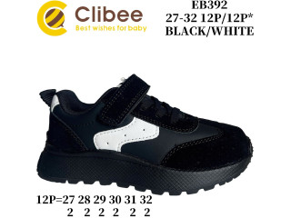 Кросівки дитячі Clibee EB392 black-white 27-32