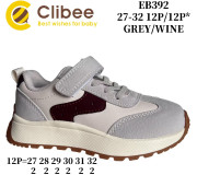 Кросівки дитячі Clibee EB392 grey-wine 27-32