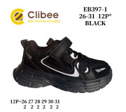 Кросівки дитячі Clibee EB397-1 black 26-31