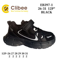 Кросівки дитячі Clibee EB397-1 black 26-31