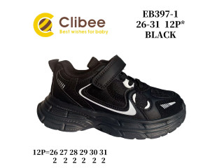 Кросівки дитячі Clibee EB397-1 black 26-31