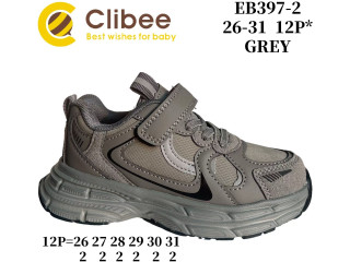 Кросівки дитячі Clibee EB397-2 grey 26-31