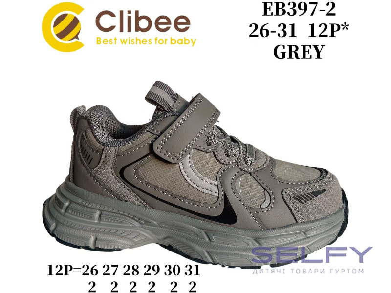 Кросівки дитячі Clibee EB397 grey 26-31, Фото 1