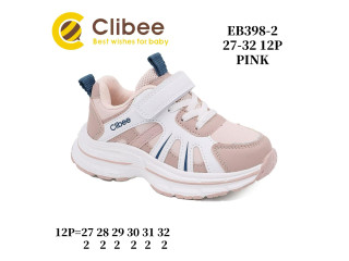 Кросівки дитячі Clibee EB398-2 pink 27-32