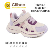 Кросівки дитячі Clibee EB398-3 beige-purple 27-32