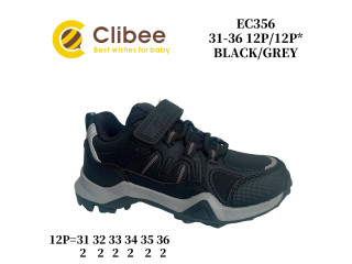 Кросівки дитячі Clibee EC356 black-grey 31-36
