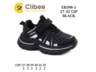 Кросівки дитячі Clibee EB398-1 black 27-32