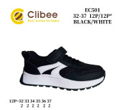Кросівки дитячі Clibee EC501 black-white 32-37