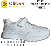 Кросівки дитячі Clibee EC501 white 32-37