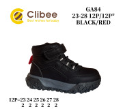 Черевики дитячі Clibee GA84 black-red 23-28