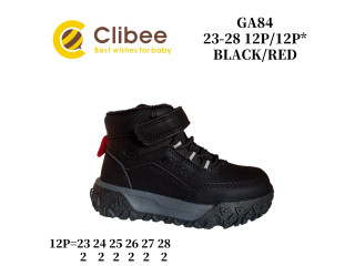 Черевики дитячі Clibee GA84 black-red 23-28