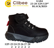 Черевики дитячі Clibee GA84 black-red 23-28