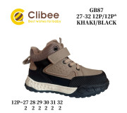 Черевики дитячі Clibee GB87 khaki-black 27-32